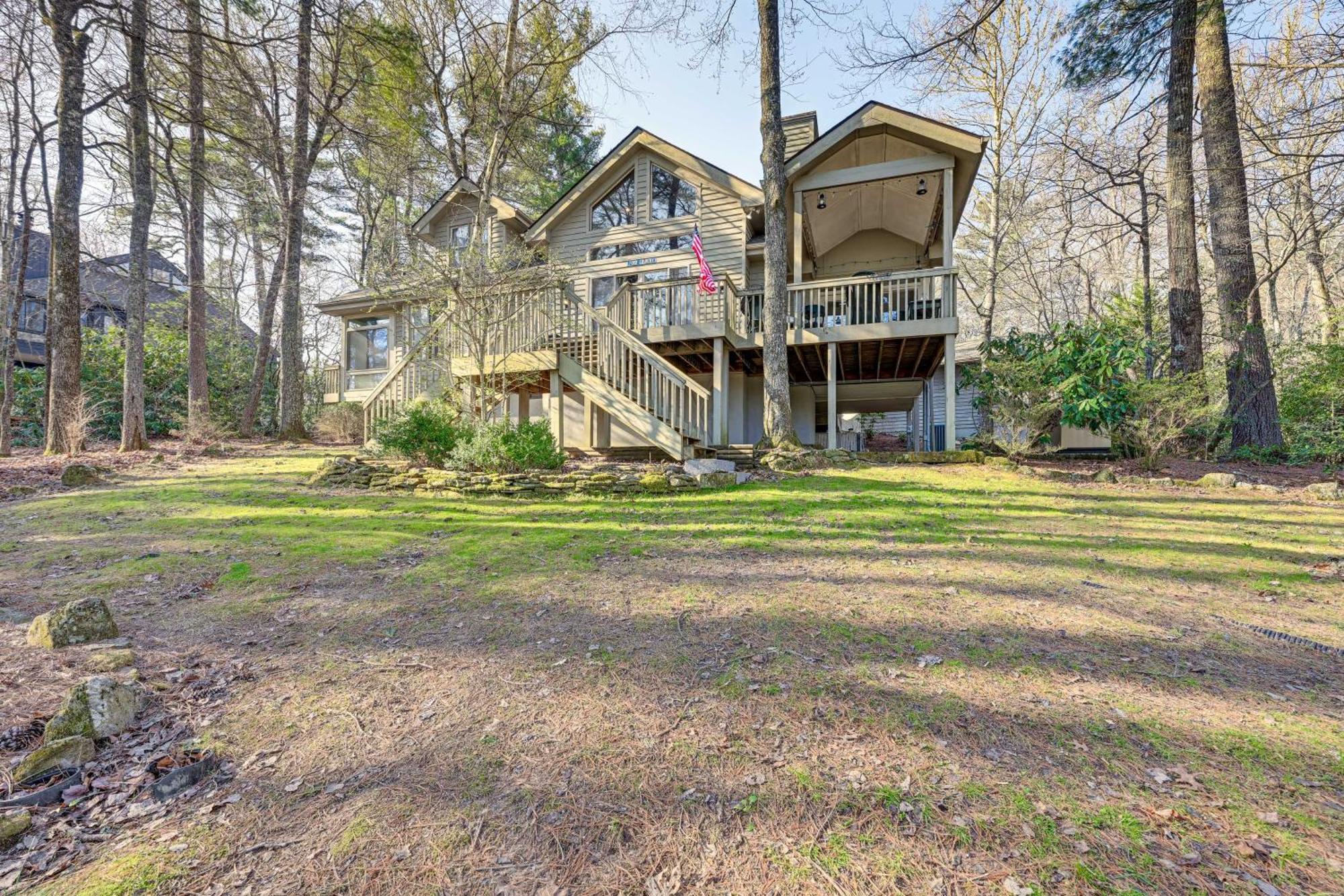 Ford Mountain Retreat With Deck Less Than 1 Mi To Marina! Vila Lake Toxaway Exterior foto